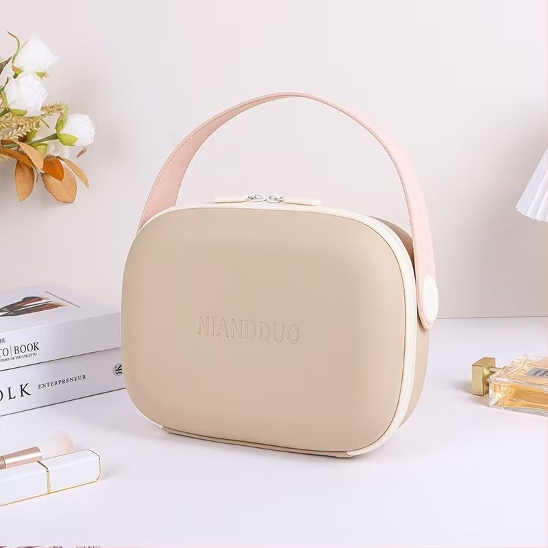 NIANDDUO Hordozható utazási kozmetikai táska, EVA, vízálló, uniszex
