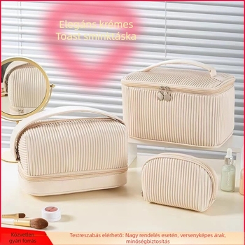 Bőr utazási kozmetikai táska – Nordic stílus, testreszabható logó, termékkód HZB515, Homecoming Leather Gifts