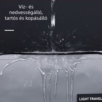 Kétszintes acélkeretű neszesszer bőrfilmes bevonattal, nagy kapacitású, vízálló, üzleti utazásokhoz, férfiak és nők számára