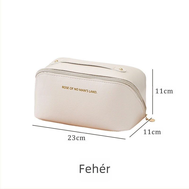 Utazási tároló táska, PU anyag, modell HZ-028, kézitáska-stílus, multifunkcionális (utazásokhoz és kozmetikumok tárolásához)
