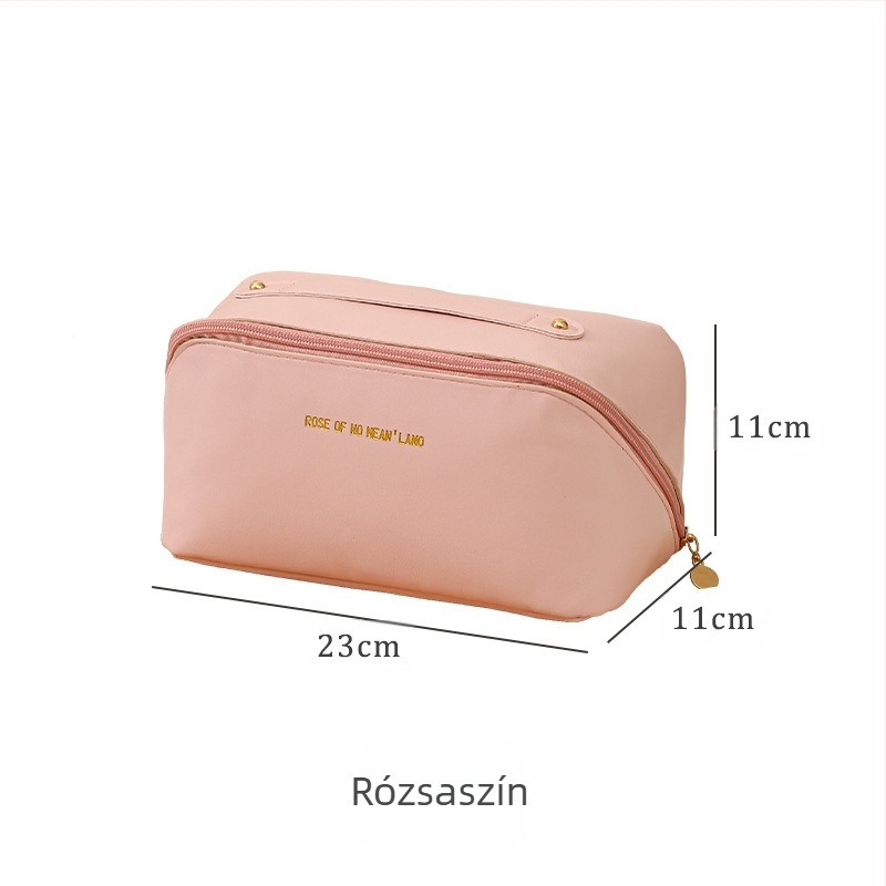 Utazási tároló táska, PU anyag, modell HZ-028, kézitáska-stílus, multifunkcionális (utazásokhoz és kozmetikumok tárolásához)