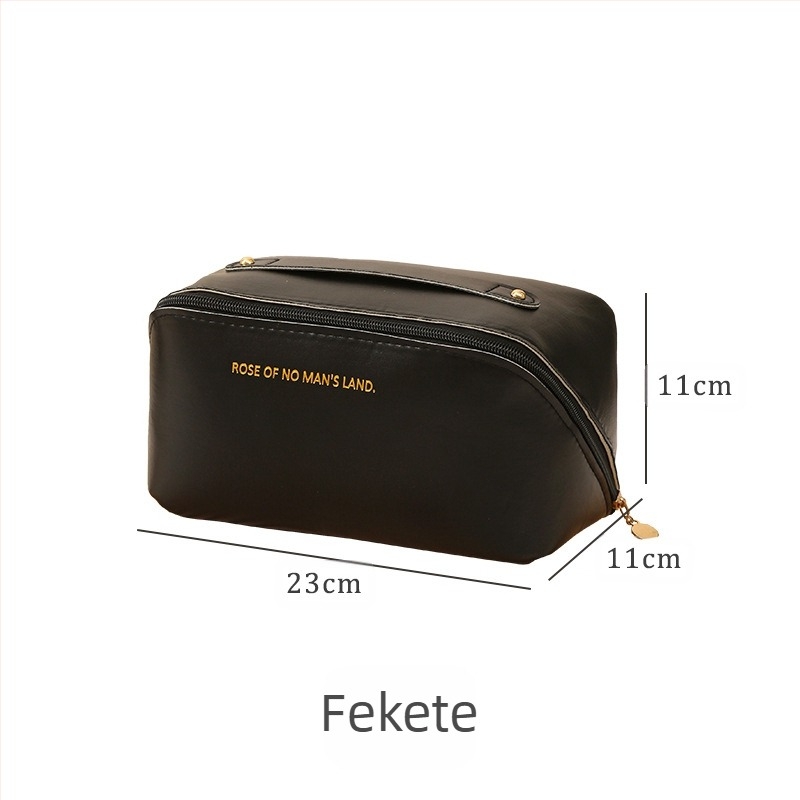Utazási tároló táska, PU anyag, modell HZ-028, kézitáska-stílus, multifunkcionális (utazásokhoz és kozmetikumok tárolásához)