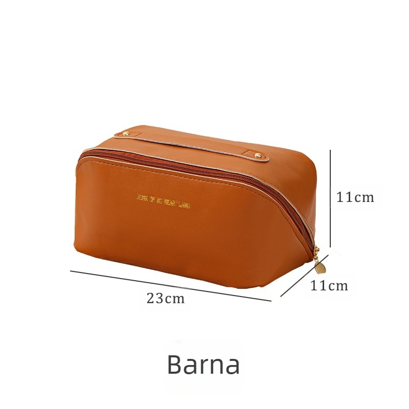 Utazási tároló táska, PU anyag, modell HZ-028, kézitáska-stílus, multifunkcionális (utazásokhoz és kozmetikumok tárolásához)