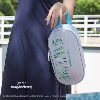 PVC anyagú kozmetikai táska, kreatív stílusú, többfunkciós (PVC anyag, kreatív stílus, többfunkciós, kültéri használatra, utazások és fürdőszobai tárolás)