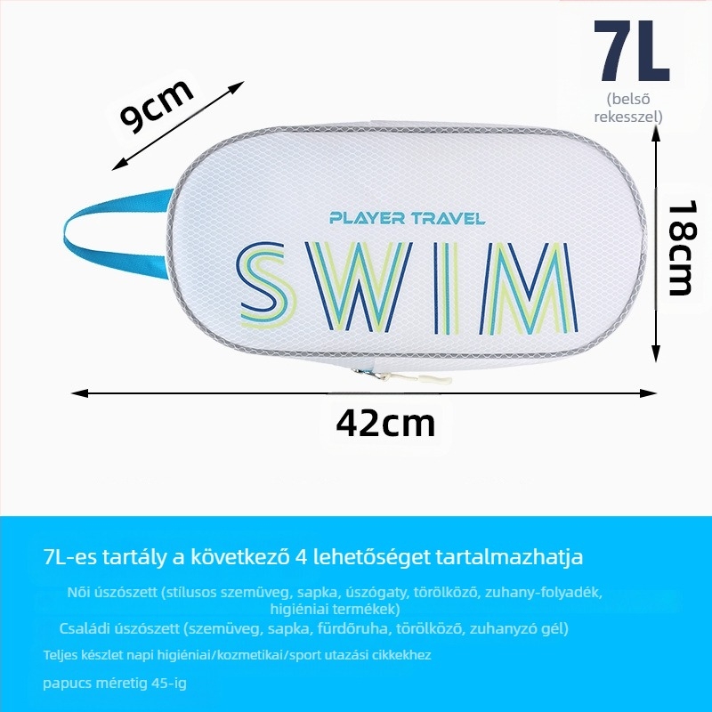 PVC anyagú kozmetikai táska, kreatív stílusú, többfunkciós (PVC anyag, kreatív stílus, többfunkciós, kültéri használatra, utazások és fürdőszobai tárolás)
