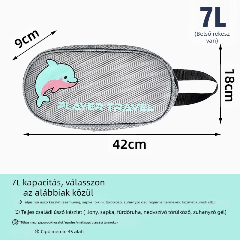 PVC anyagú kozmetikai táska, kreatív stílusú, többfunkciós (PVC anyag, kreatív stílus, többfunkciós, kültéri használatra, utazások és fürdőszobai tárolás)