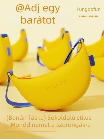 Dumpling alakú válltáska, EVA anyag, uniszex, vízálló, egy pánttal