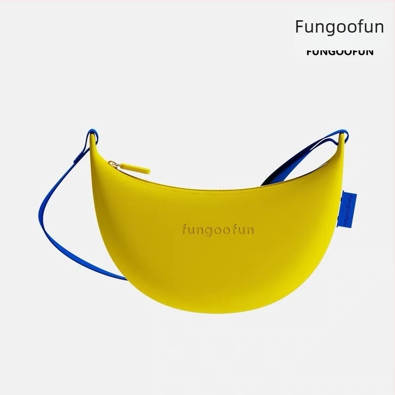 Dumpling alakú válltáska, EVA anyag, uniszex, vízálló, egy pánttal