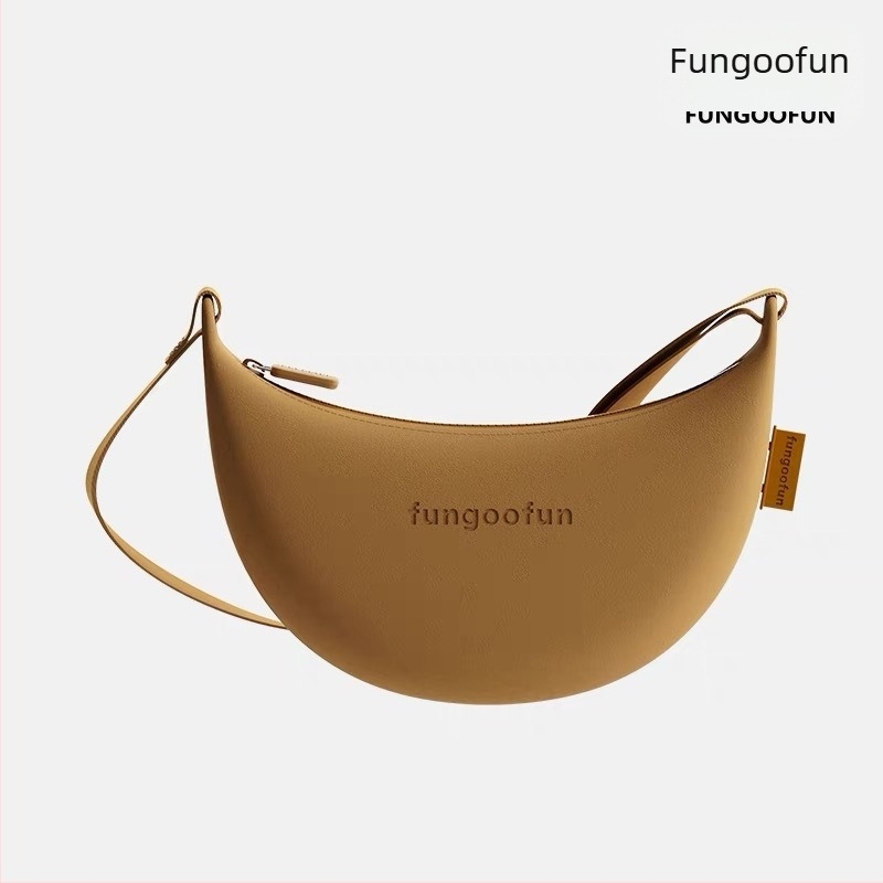 Dumpling alakú válltáska, EVA anyag, uniszex, vízálló, egy pánttal