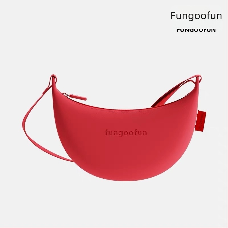 Dumpling alakú válltáska, EVA anyag, uniszex, vízálló, egy pánttal