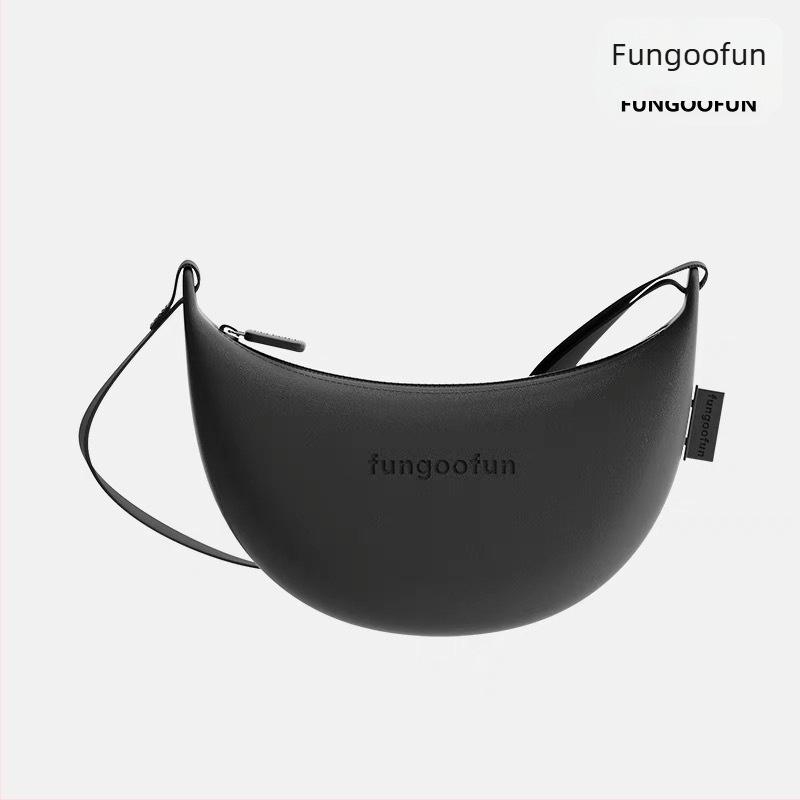 Dumpling alakú válltáska, EVA anyag, uniszex, vízálló, egy pánttal