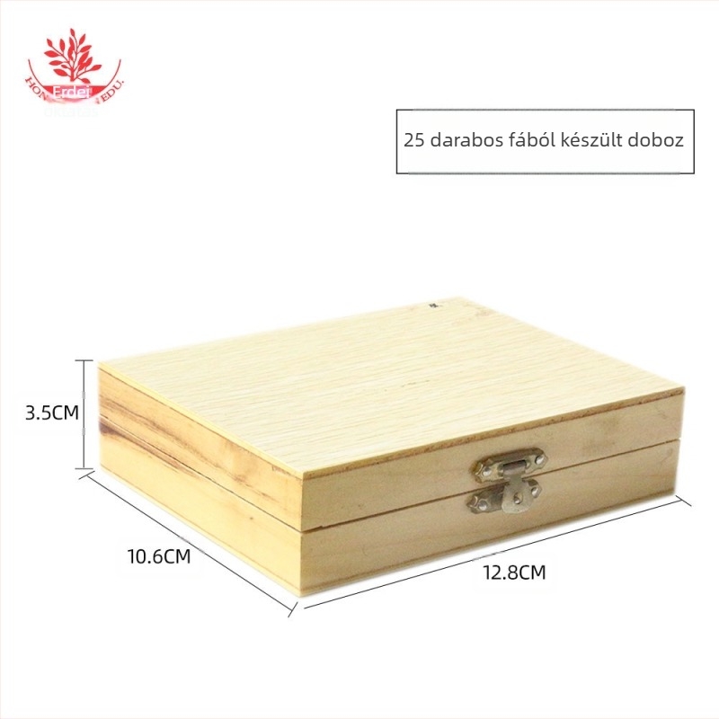 Mangrove fa mikroszkópos slide-okhoz készült doboz, 20 darabos készlet, iskolai és laboratóriumi bemutatódoboz