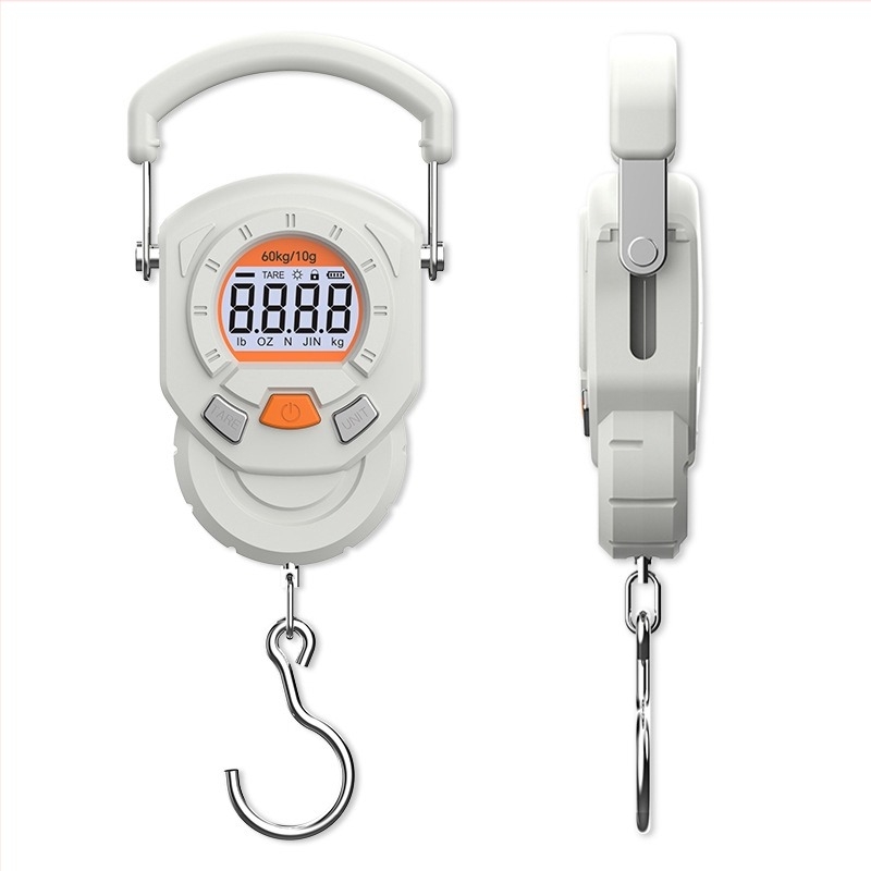 Weiheng WH-A36 60 kg kampós mérleg – elektronikus digitális mérleg háztartási és bevásárláshoz (Modell WH-A36, 60 kg tartomány, elektronikus mérés, akkumulátoros vagy újratölthető)