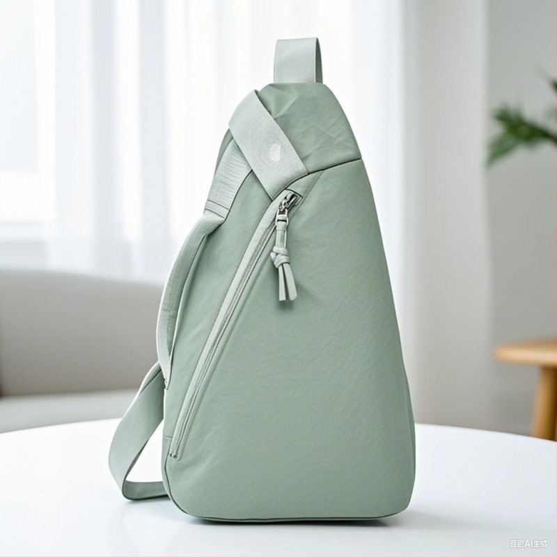 Férfi keresztderekes táska szabadidős utazásokhoz – nylon, légáteresztő, poliészter bélés, nyár 2025