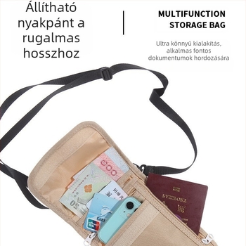 Aotu nejlon útlevél- és dokumentum tartó, uniszex, tél 2024