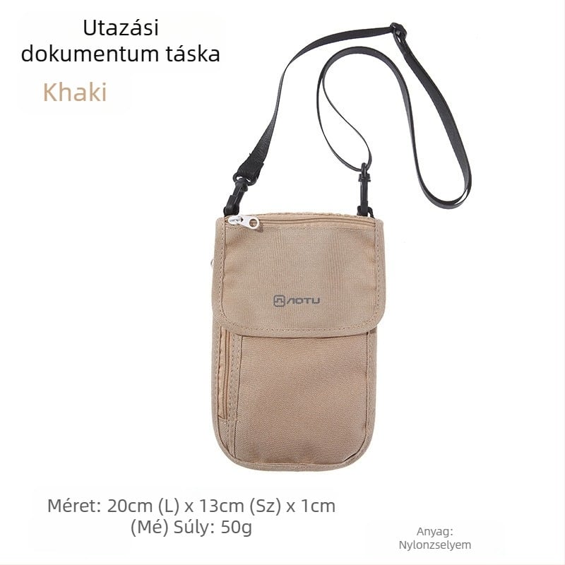 Aotu nejlon útlevél- és dokumentum tartó, uniszex, tél 2024