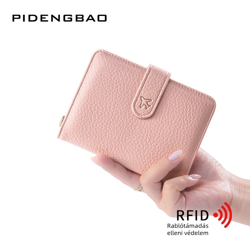 Nyakba akasztott útlevél- és kártyatartó — vízálló, tárolásra alkalmas, uniszex, városi minimalista stílus, anyag: félig PU, bélés PU, bevezetés 2024 ősz