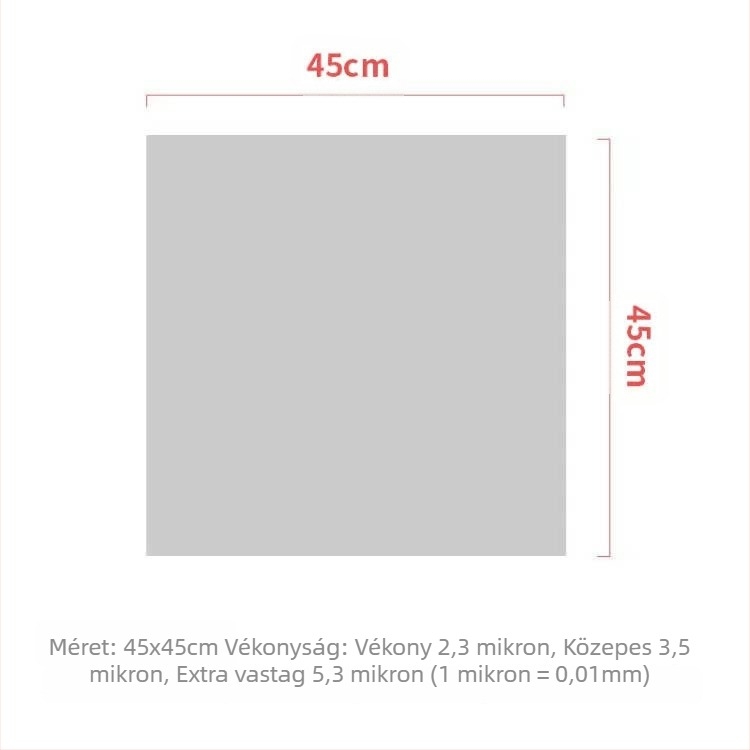 Átlátszó virágcsomagoló zacskók, vízálló, nyomtatott OPP rolfilm, BOPP anyag, porálló