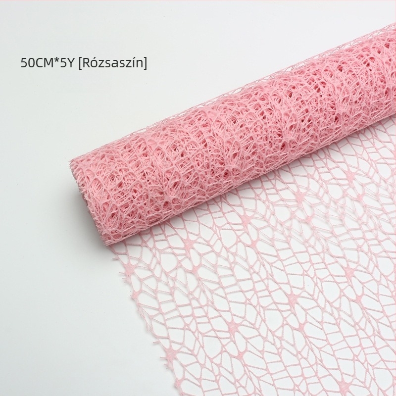 Jacquard géz háló virágcsomagoláshoz — Xi Hua Nong márka — Anyag: géz; Eredet: Yiwu, Kína; Gyártás: Műanyag; Engedélyezett magánmárkák: Igen