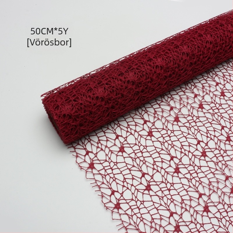 Jacquard géz háló virágcsomagoláshoz — Xi Hua Nong márka — Anyag: géz; Eredet: Yiwu, Kína; Gyártás: Műanyag; Engedélyezett magánmárkák: Igen