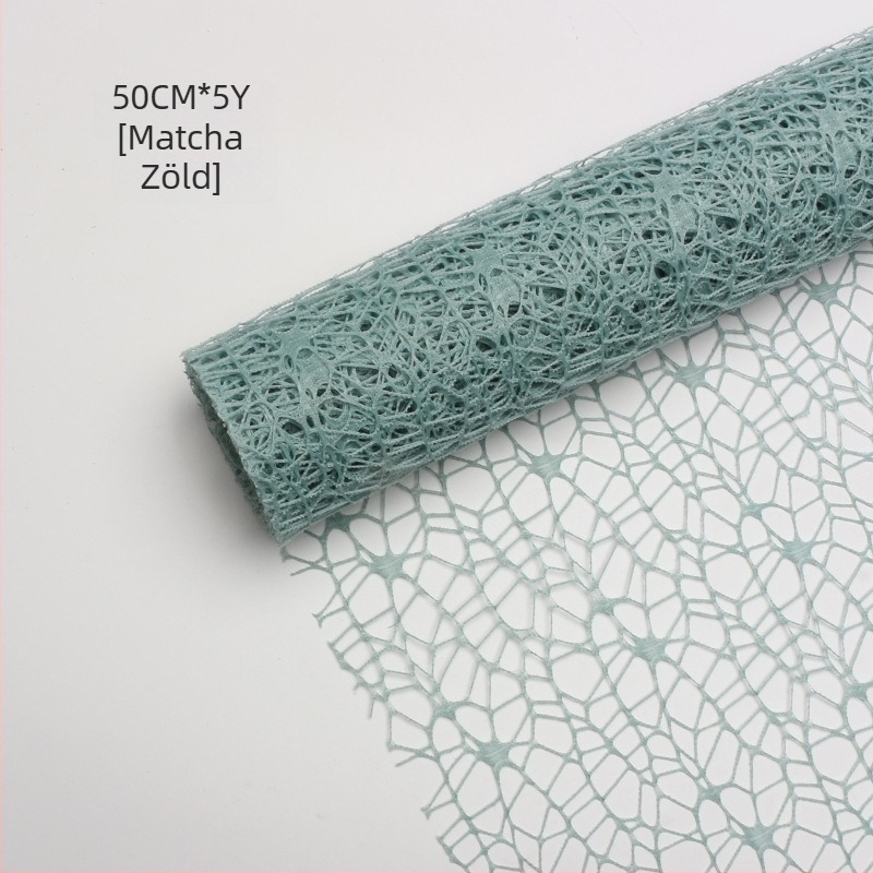 Jacquard géz háló virágcsomagoláshoz — Xi Hua Nong márka — Anyag: géz; Eredet: Yiwu, Kína; Gyártás: Műanyag; Engedélyezett magánmárkák: Igen