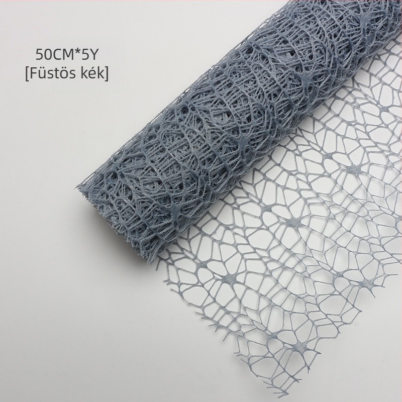 Jacquard géz háló virágcsomagoláshoz — Xi Hua Nong márka — Anyag: géz; Eredet: Yiwu, Kína; Gyártás: Műanyag; Engedélyezett magánmárkák: Igen