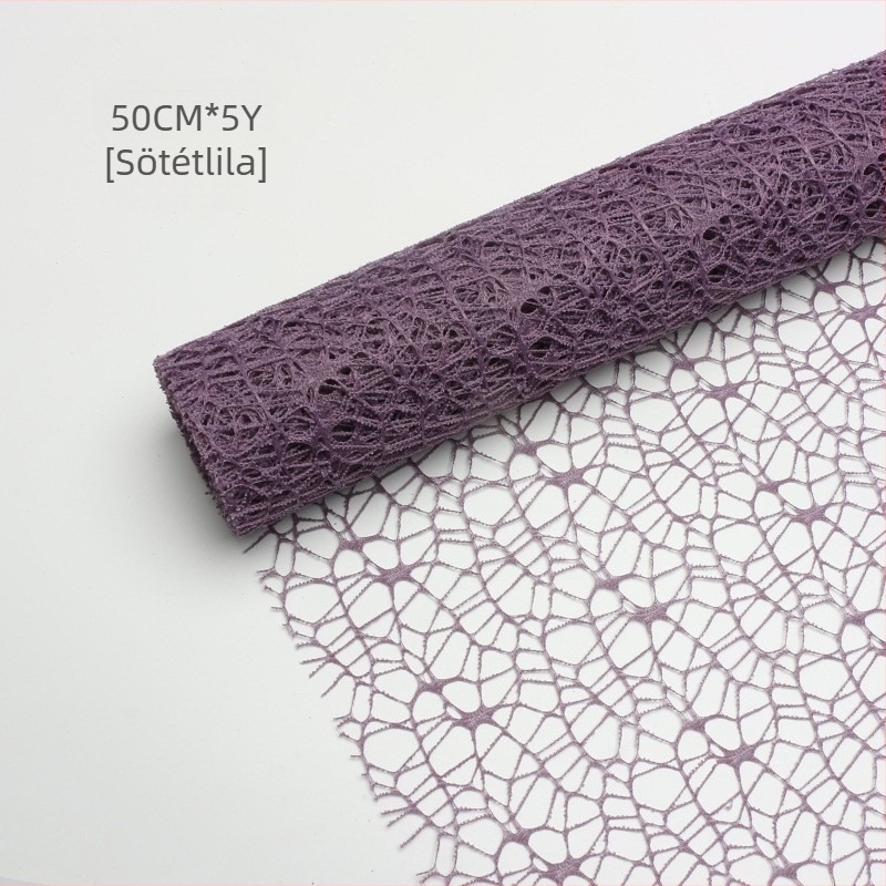 Jacquard géz háló virágcsomagoláshoz — Xi Hua Nong márka — Anyag: géz; Eredet: Yiwu, Kína; Gyártás: Műanyag; Engedélyezett magánmárkák: Igen