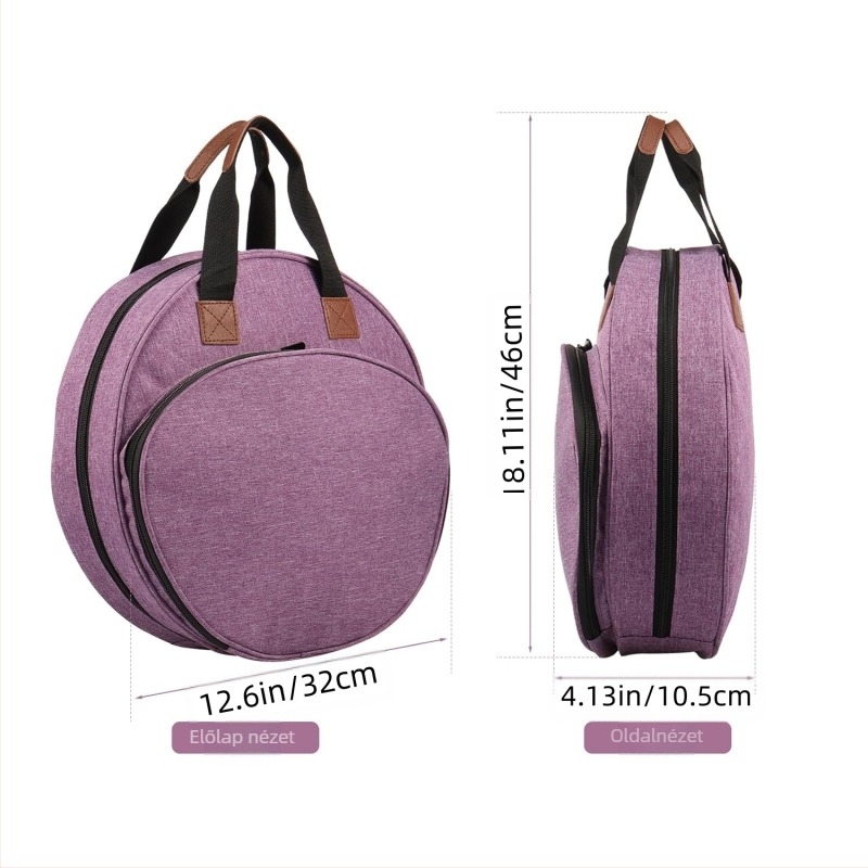 Hímzőtartó táska - Oxford anyag, több rétegű kézitáska, modell 320, sokoldalú, utazáshoz