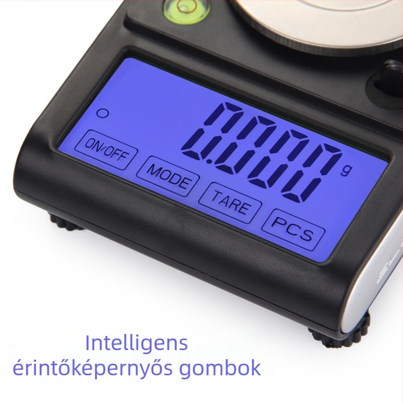 DGGY-501 Ékszer-karát mérleg - 50 g kapacitás, Elektronikus mérés, Tápellátás 3xAAA