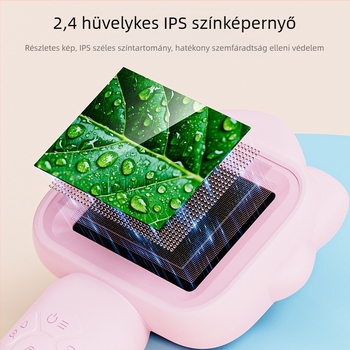 Hordozható IPS-képernyős gyermekmikroszkóp — rovarok és növények megfigyelése, elektromos, többszörös funkciójú, műanyag test