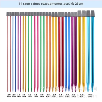 Zuuman kötőtűk – készlet 50 db, bruttó súly 0,45 kg, otthoni stílus