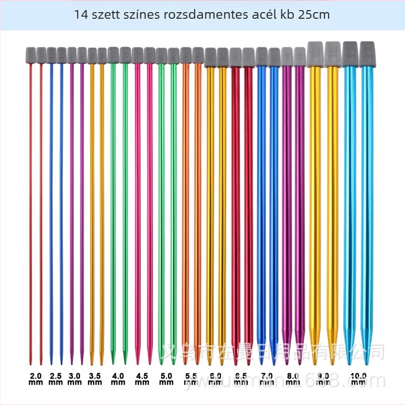 Zuuman kötőtűk – készlet 50 db, bruttó súly 0,45 kg, otthoni stílus