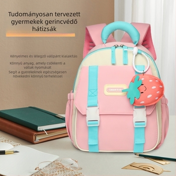 Gyerekeknek készült iskolai hátizsák állat mintával, vízálló Oxford vászon, unisex kialakítás, levegő párnás vállpántok