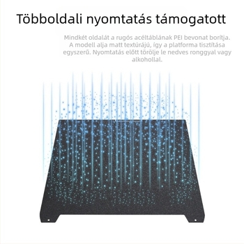 HARSIMON K2 PLUS 3D Nyomtató Építőlemez, Kétoldalas, PEI Film, PET, Mágneses, Rugós Acél