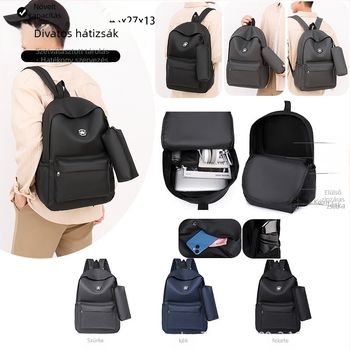 Üzleti hátizsák 20-35L, vízálló PU, 15 hüvelykes laptophoz, görbült vállpántok