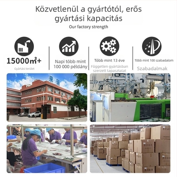 Négyzet alakú, átlátszó PP műanyag tároló doboz fedéllel, játékokhoz és ékszerekhez