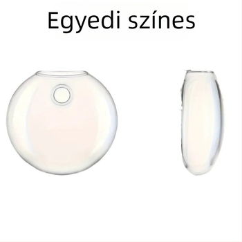 Fali akasztós üvegváza, boroszilikát üveg, fúvott, egyszerű és modern geometriai dizájn, hidroponikus növényekhez