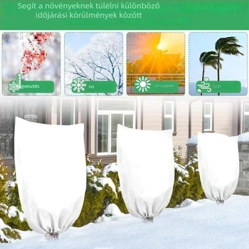 Hideg elleni védőtakaró növényeknek — nem-szőtt polipropilén, anti‑fagyasztó és rovarálló, Forever Crown márka, csíranövények és fák számára