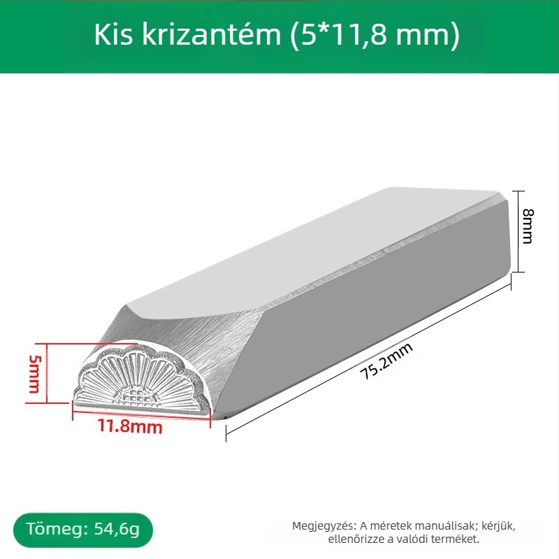 Ékszer gravírozó véső – CNC-megmunkált, edzett, magas keménységű acélból készült eszköz, arany- és ezüst hajdíszek gravírozásához