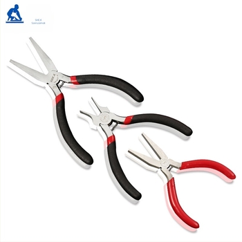 Camel SMW ékszerfogó fog nélküli lapos orrú, kézzel készített, 55# acél, PVC nyél, japán stílus