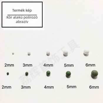 Rezgődobos polírozó abraív, GH597-A, alapanyag: rezin, polírozáshoz, Glory
