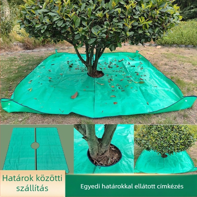 Lehullott levelek takarója, polipropilén, Jinxiang márka, kertben levélhulladék gyűjtésére