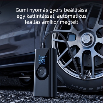 Shunwei vezeték nélküli autópumpa digitális kijelzővel, 11.1V, 100W, 30 L/perc