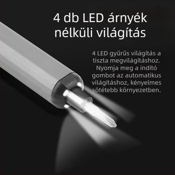 68-in-1 multifunkciós újratölthető elektromos csavarhúzó készlet – szénacél