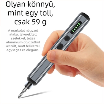 68-in-1 multifunkciós újratölthető elektromos csavarhúzó készlet – szénacél