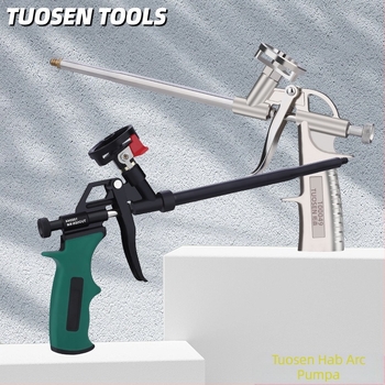 Poliuretánhab-szigetelő pisztoly klímaablakok és ajtókhoz, könnyen tisztítható, ötvözettest