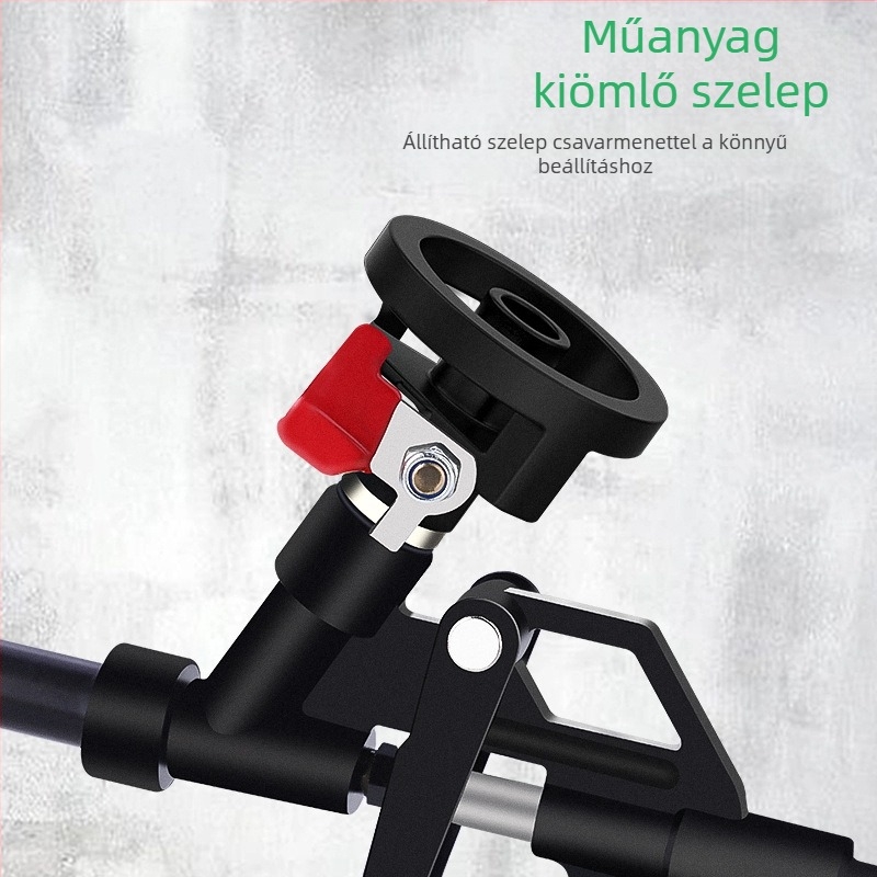 Poliuretánhab-szigetelő pisztoly klímaablakok és ajtókhoz, könnyen tisztítható, ötvözettest