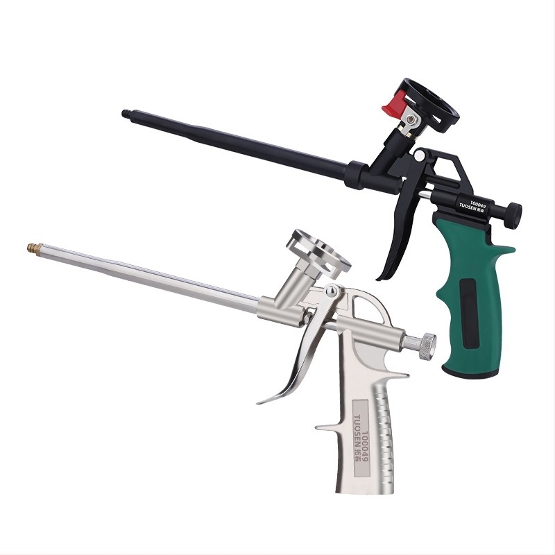 Poliuretánhab-szigetelő pisztoly klímaablakok és ajtókhoz, könnyen tisztítható, ötvözettest