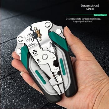 XTUOSEN Összecsukható vezetékleválasztó fogó, hegyes vég, súly 0,19 kg, modell 241023