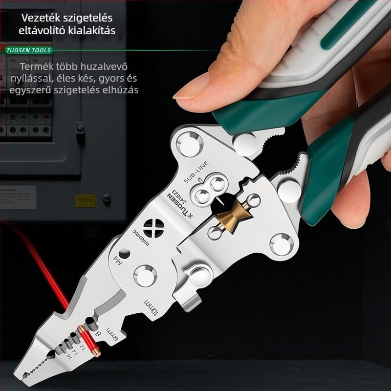 XTUOSEN Összecsukható vezetékleválasztó fogó, hegyes vég, súly 0,19 kg, modell 241023